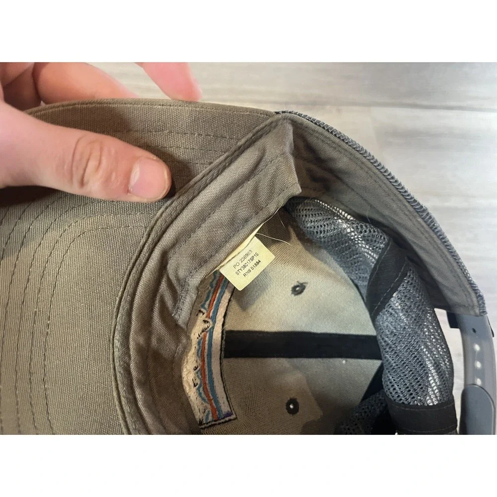 Patagonia Beige Colored Adjustable Mesh‎ Snapback Baseball Cap Hat